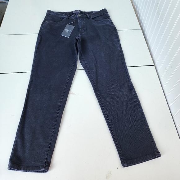 NWT VRST Crossover Men’s 5 Pocket Flex Denim Style Jeans Pants Black Slim 34x30 - Picture 1 of 13